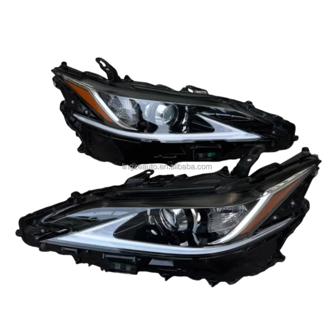 Fit for Lexus ES Headlight 2018-2024 ES Lexus Headlights Lexus ES XZ10 Circular Lens Xenon Headlamp Car Accessories Direct Sales