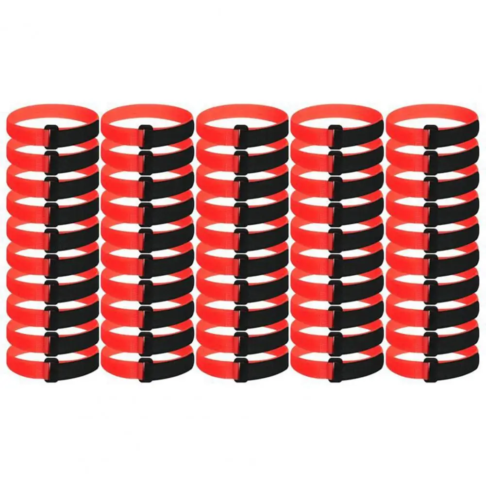 Correas de red de fútbol Correas de fijación de red de portería de fútbol Cinta de sujeción reutilizable Tamaño compacto portátil Fácil instalación para 50 piezas