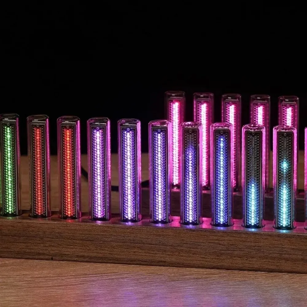 NEW 12 Tube Full-color LED Pickup Music RGB Pickup Light Spectrum Rhythm Atmosphere Light