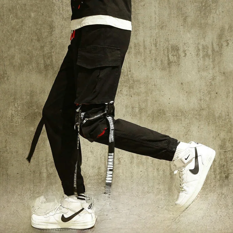 

Tiein Casual Harem Pants Men's keted Loose Fit Cotton Linen Long Trousers Youthful Sle Autumn Wear Comfortable Leisure P...