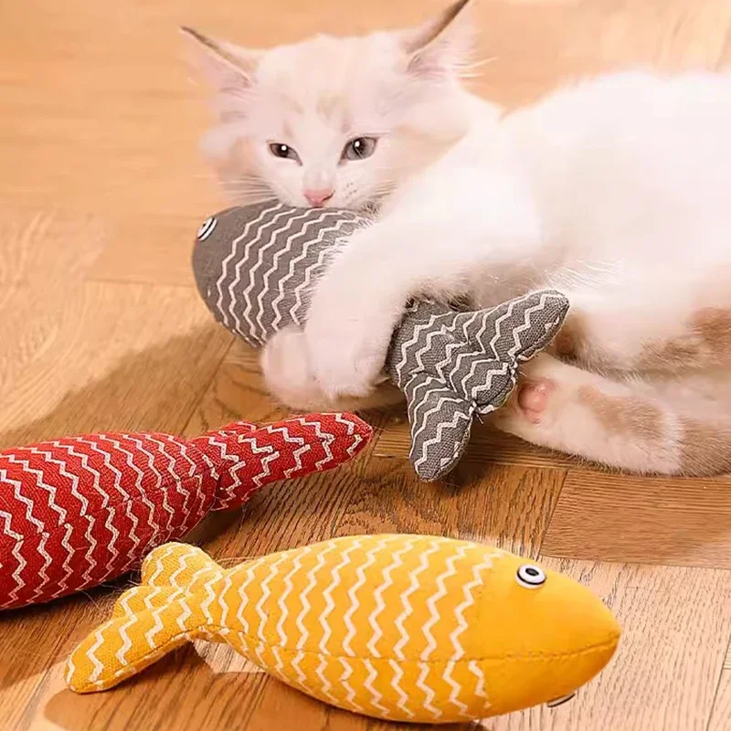 Katzen fisch Spielzeug Katzen kratzer Katzenminze Spielzeug interaktive Simulation Fisch Katze Minze Zappeln Spielzeug ausgestopft spielen Spielzeug für Katze Kätzchen