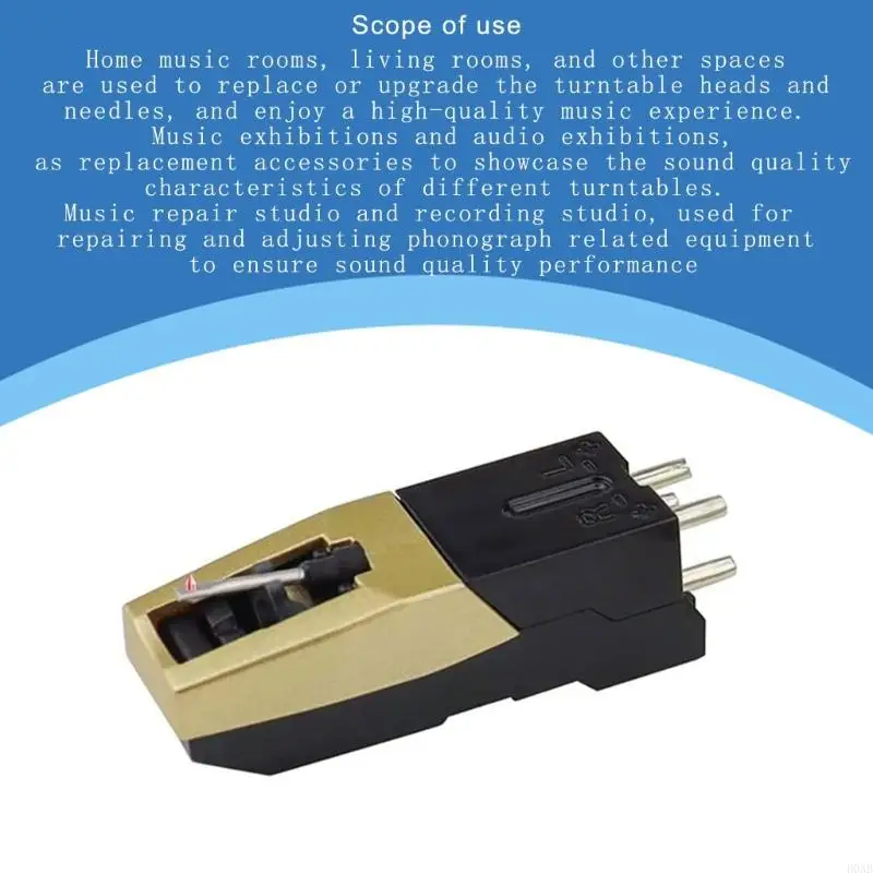 D0AB High Fidelitys Фонограф набор картриджа рекорды иглы с бриллиантом наконечника для повышения качества звука аксессуаров