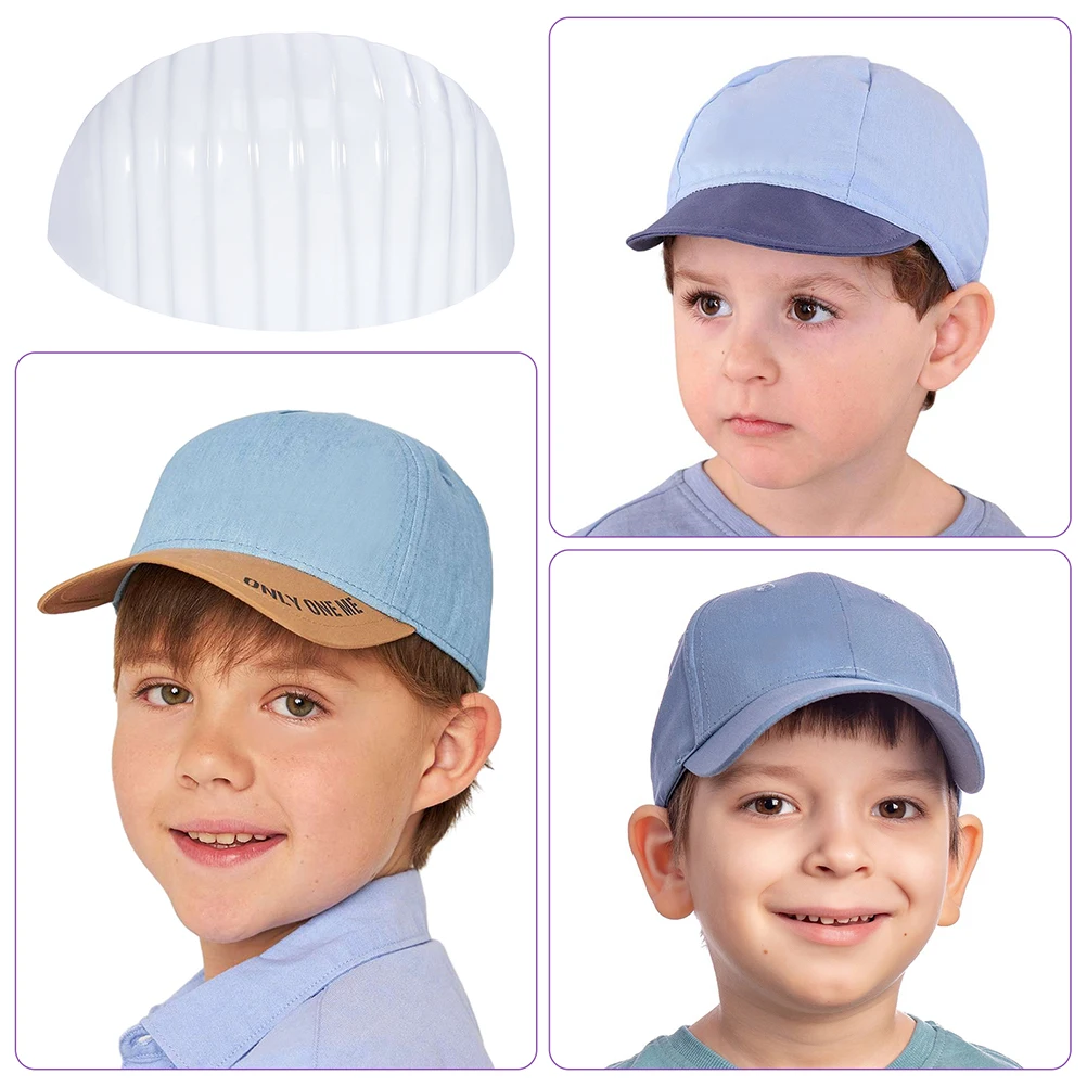 

20 Pcs Children's Baseball Cap Insert Caps Inserts Strip Hat Inner Support Pvc Display Holder Stand