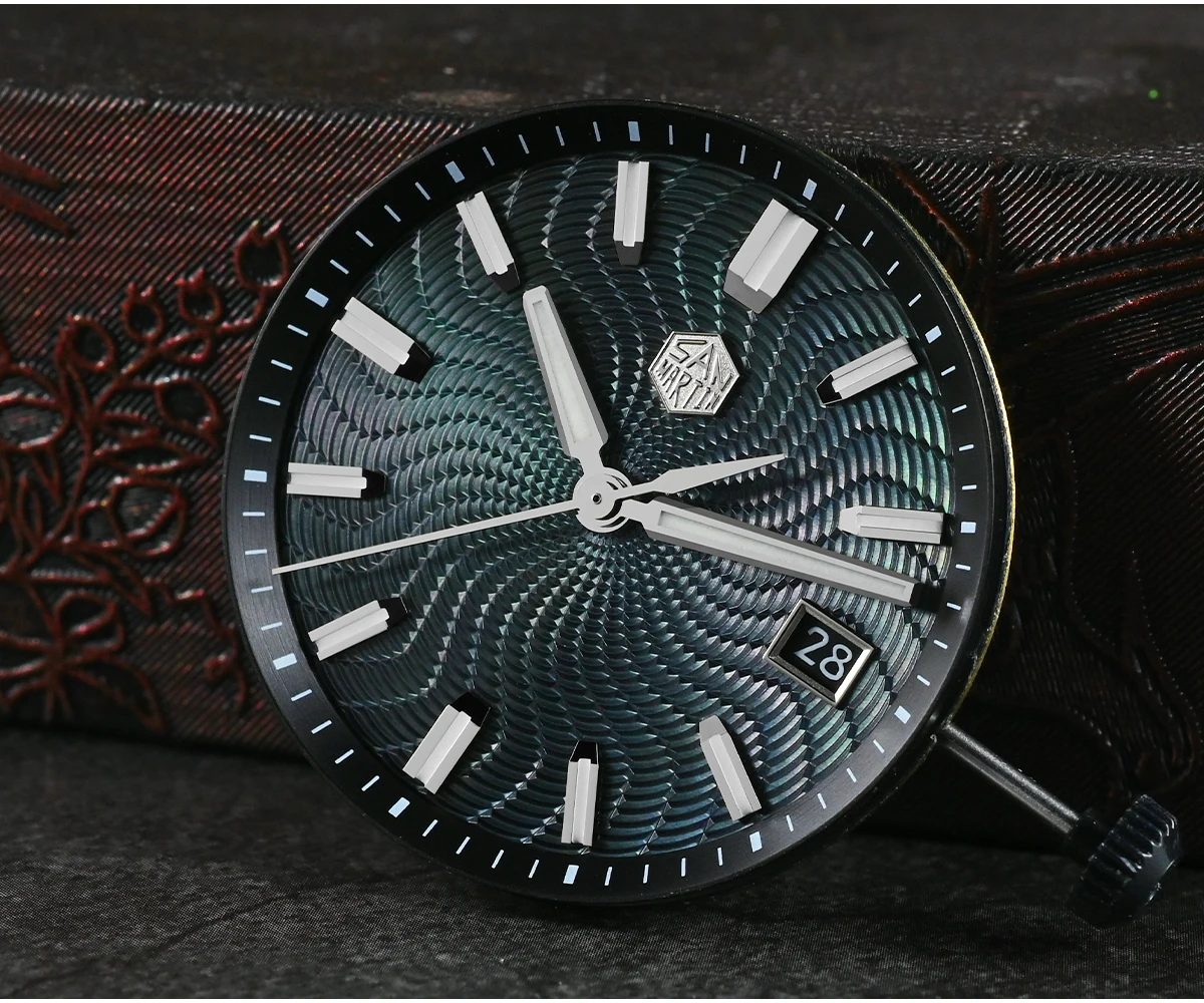 San Martin Heren Automatisch H - Guilloché Dial Watch recensie en prijs