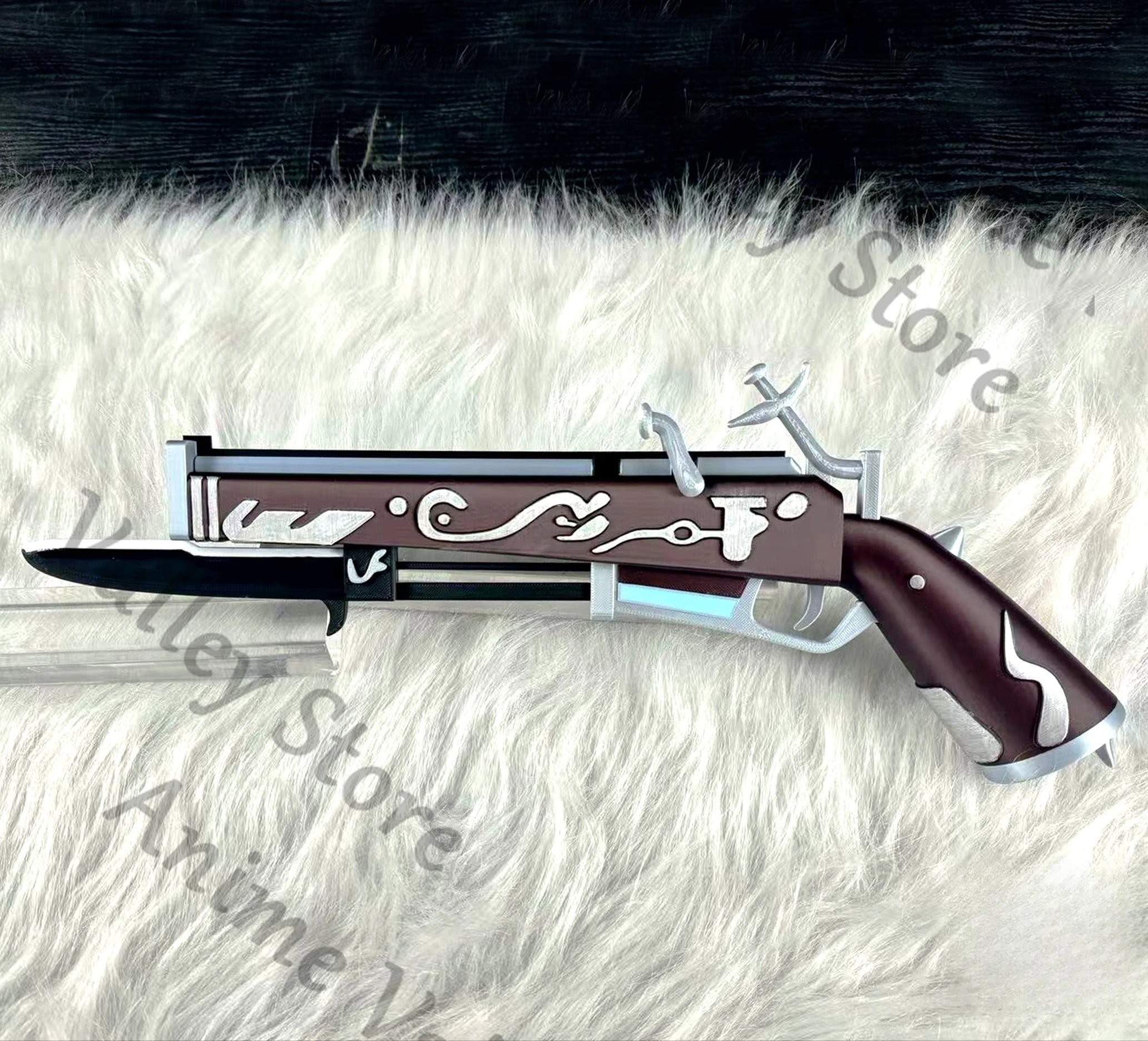 

Anime Arknights Andoain The Martyr Cosplay Pistol Prop Cartoon Handgun Gun Weaponry Armament Props Accessories Xmas Gift