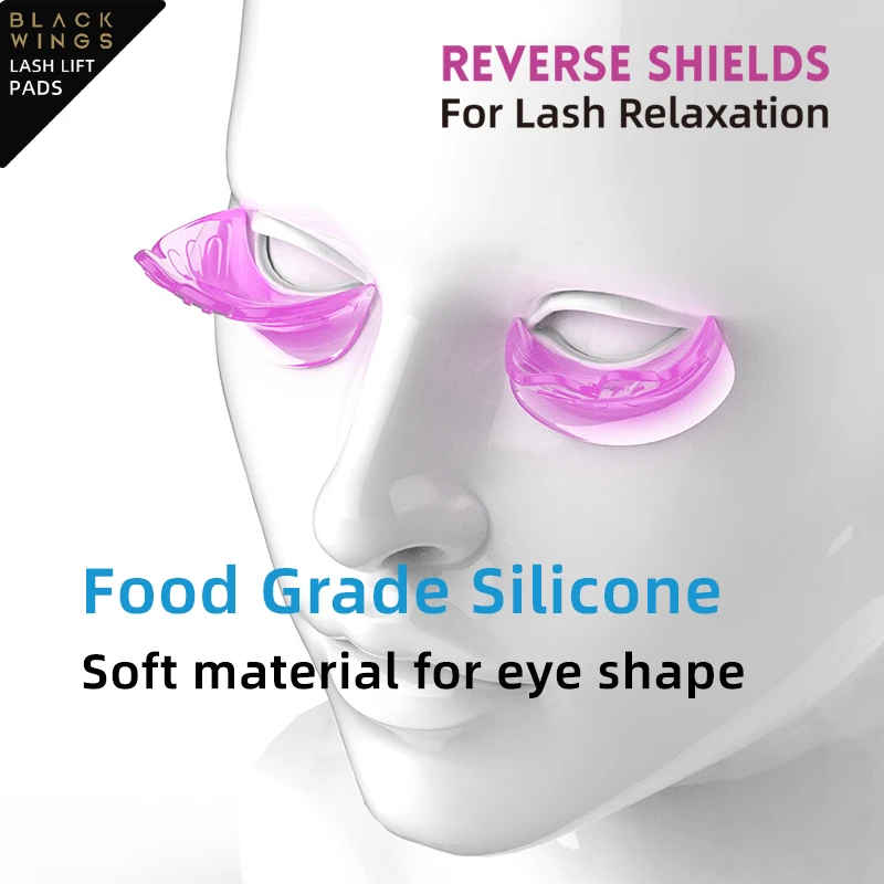 Reverse Shields rEyelash Perming Curler Lift Pads Eyelash Perm Pads Rods For LashLift Silicone For Eyelashes Makeup Beauty Too