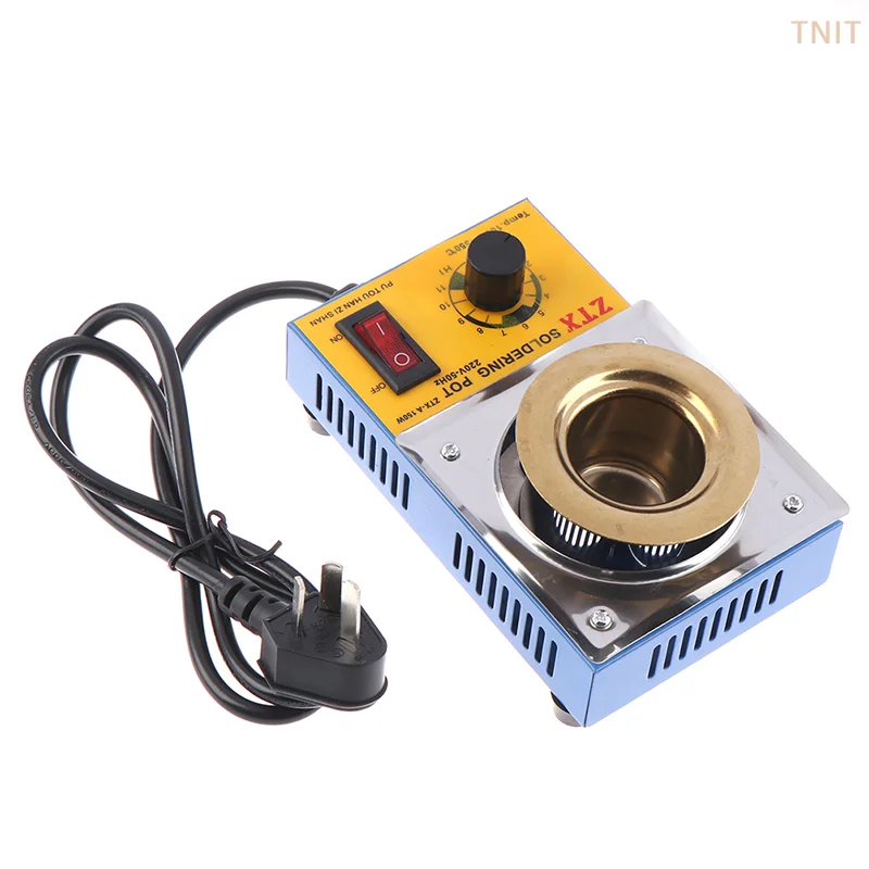 [J] 100-550°C Solder Pot Soldering Desoldering Bath Stainless Steel Plate HOT