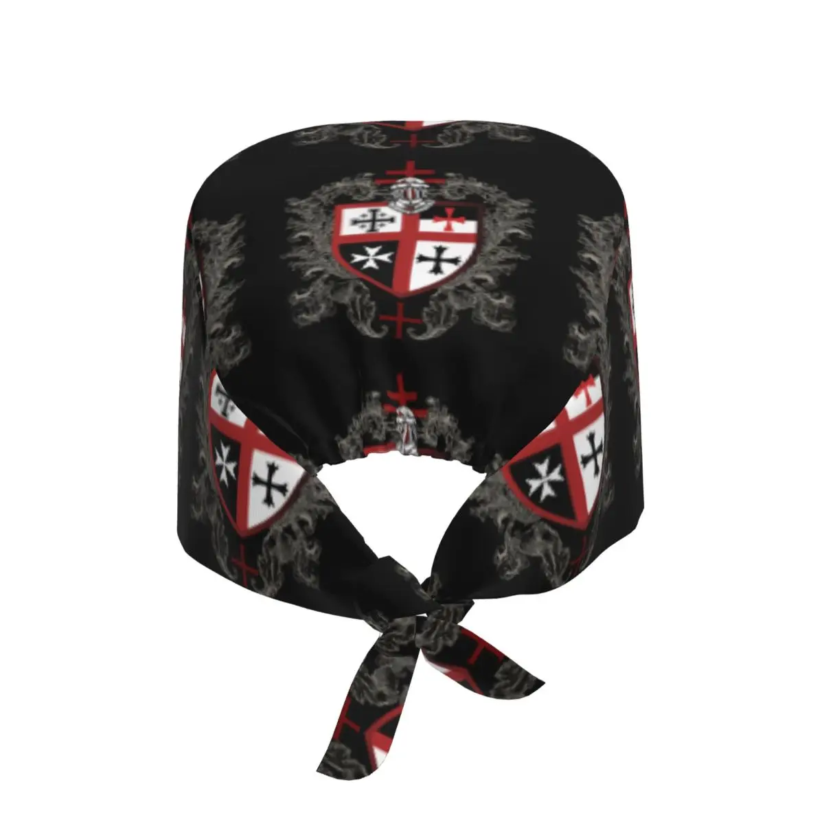 Knights Templar Cross Shield Symbol Medical Staff Scrubs Hat Women Men Medieval Emblem Doctor Nursing Surgical Cap Scrub Caps