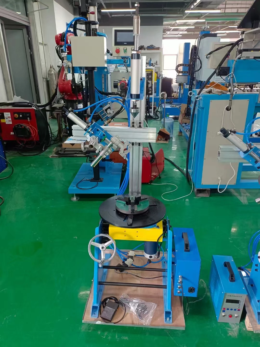 HotHigh Frequency Industrial Heavy Building Materials Factory Welding Fixture Table Rotary Welding Table