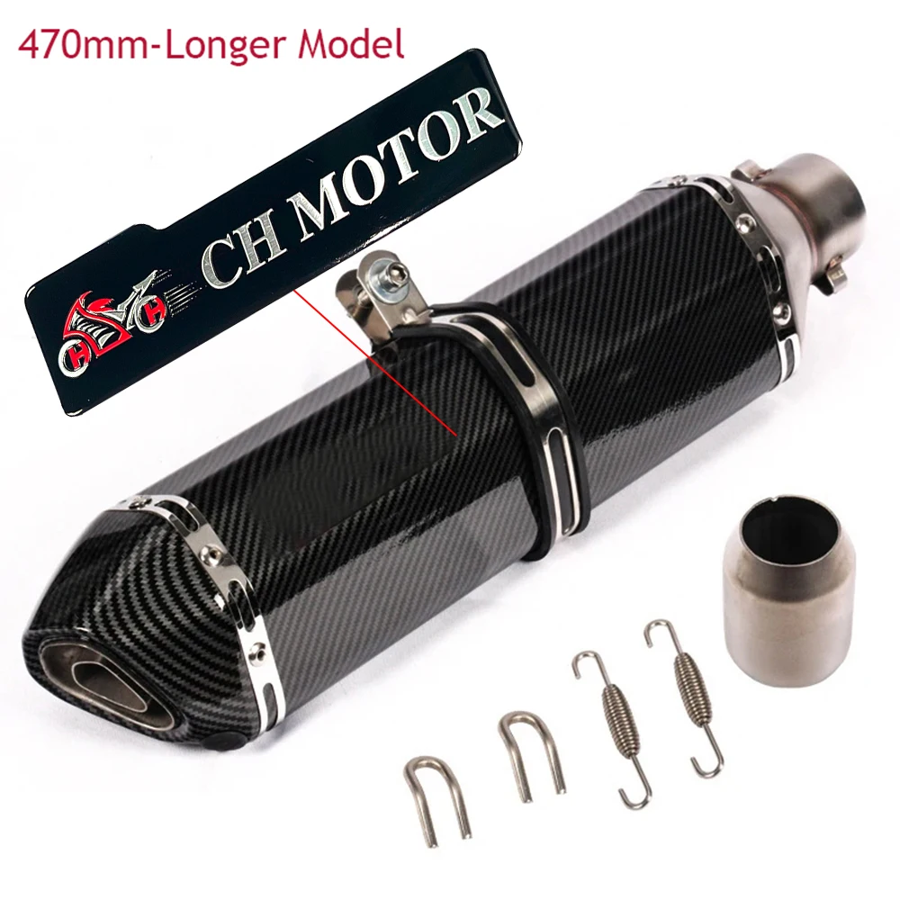 51mm Escape Moto Tube Motorcycle Exhaust Muffler image 5