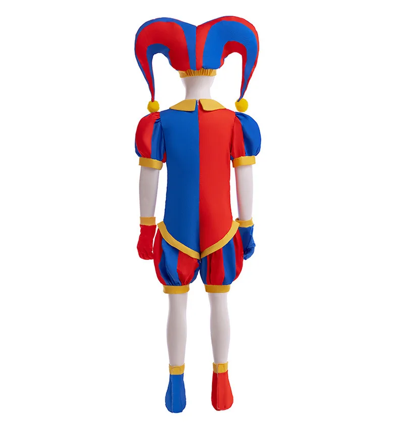 Kids Amazing Digital Circus Pomni Cosplay Costume Womans Sexy Jumpsuit Cartoon Theater Ragatha Jax Caine Costume Christmas Gifts