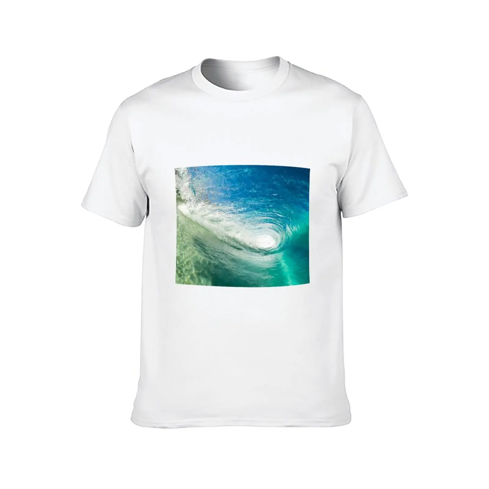 Wave Mandala - inside the barrel T-Shirt man t shirts for men casual cotton t shirts high quality cotton t shirt man T-Shirt