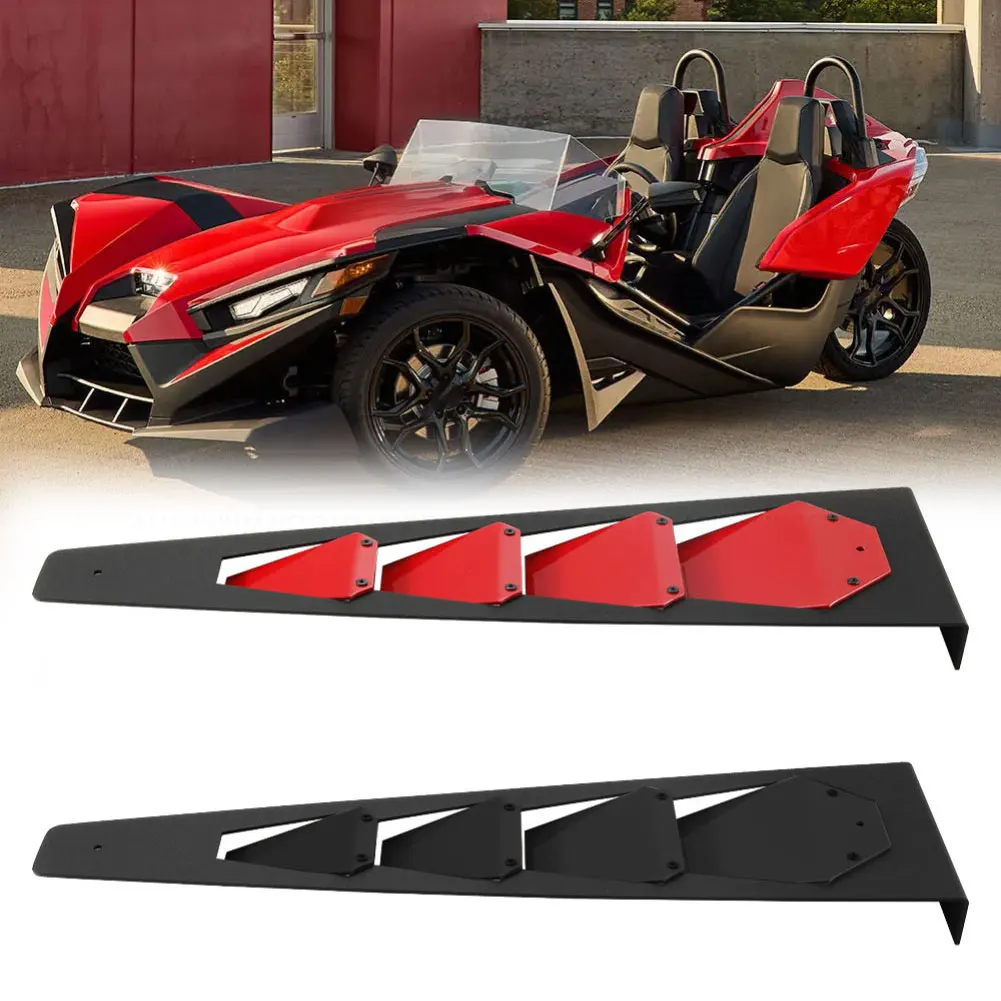 

Для рогатки 2015-2025 охладитель отсека двигателя, алюминиевая вставная вставка, черный, красный, полностью черный, замена пластиковых вставок