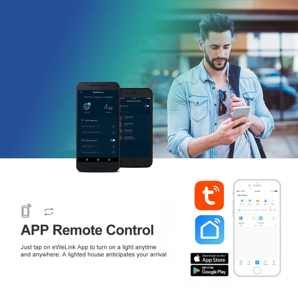 Tuya Smart WLAN-Schaltmodul 12V 32V 220V RF 433 Funkfernbedienung 1-Kanal Trockenkontakt-Relais für Alexa Google Home Smart Life – Detail 1