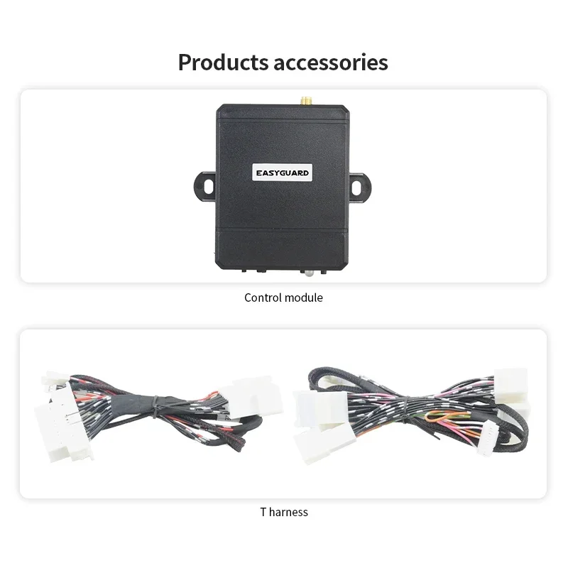 EASYGUARD Plug & Play Remote Starter Fit For Selected Land Cruiser 2008-2015 With Push Start Button Automation LHD Car
