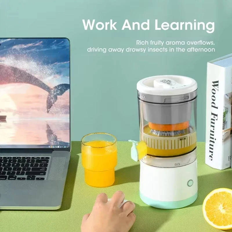 Electric juicer juice cup, Citrus orange lemon squeezing machine, USB charging, Kitchen fruit juicer blender, Fresh Separation