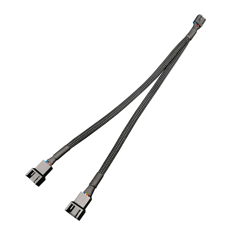 PWM Fan Splitter 4pin Adapter Cable 1 To 1 2 3 4 Computer CPU Cooler Fan Splitter PC Chassis Fan Extension Power Cable