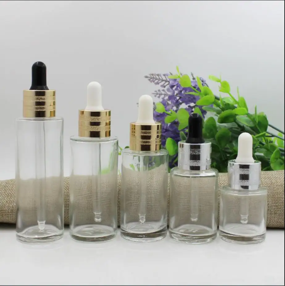 20ml30ml40ml50ml60ml glass dropper bottle lotion emulsion essential oil serum liquid toner toilet water skin cosmetic packing