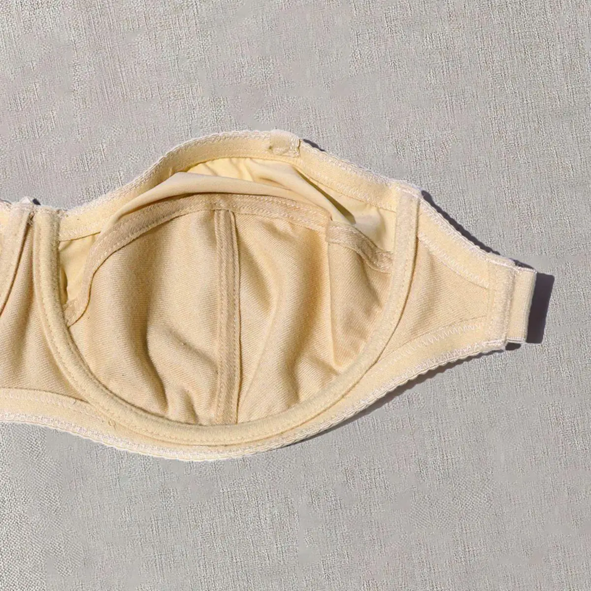 PLUSGALPRET حمالة صدر بسيطة غير مبطنة بدون حمالات مع سلك حمالة صدر غير مرئية بدون ظهر مقاس كبير 38C 38D 40C 40D 42C 42D 44C 44D-044 #4