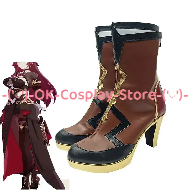 

Honkai Impact 3 Eden Cosplay Shoes Game Cosplay Prop PU Leather Shoes Halloween Carnival Boots Custom Made