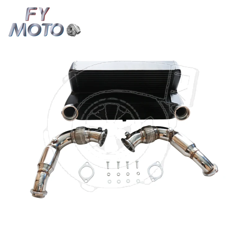 

Intercooler+Exhaust Downpipe For BMW X6 X5 2006-2018