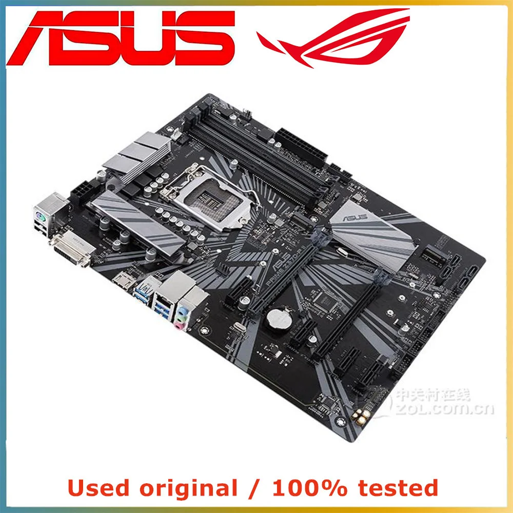For Asus PRIME Z370-P II LGA 1151 Intel Z370 Support 8th 9th-Gen Core I7 I5 I3 Intel 64GB ATX Motherboard