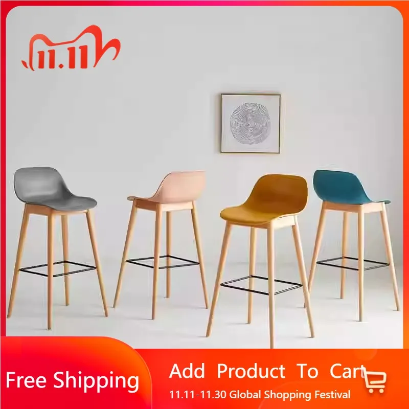 

Comfortable Minimalist Bar Stools Nordic Outdoor Midcentury Modern Luxury Designer Bar Stools Italian Ancient Muebles Furniture