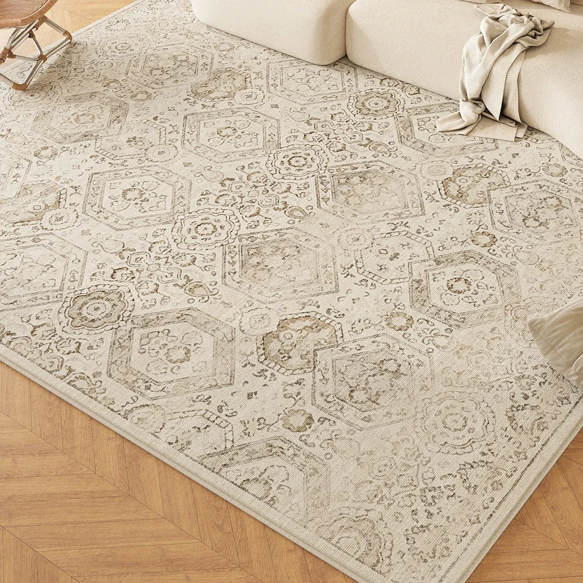 Vintage Ethnic Style Rug Living Room Large Area Floor Mat Light Luxury Home Decoration Carpet Bedroom Rugs Alfombra Salón Grande