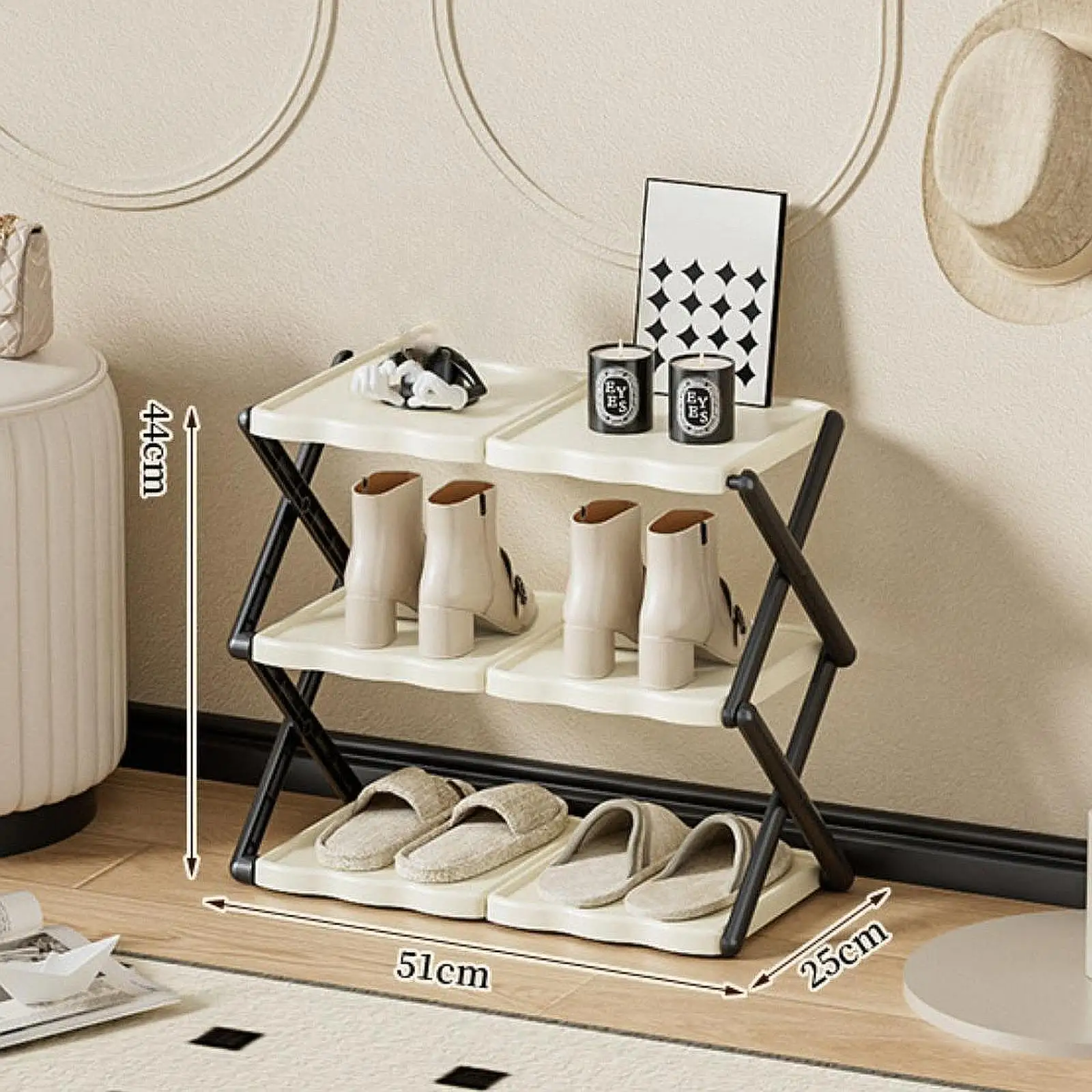 Shoe Rack for Front Door Shoe Closet Shoe Organizer for Apartment Home Dorm