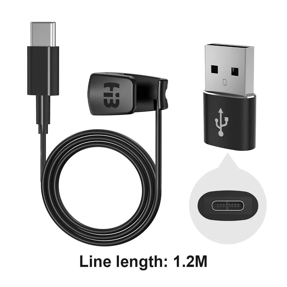 

HIBLOKS USB-C зарядный кабель для Ray-Ban Meta Wayfarer/Skyler/Headliner Oakley HSTN умные очки удобный кабель для быстрой зарядки