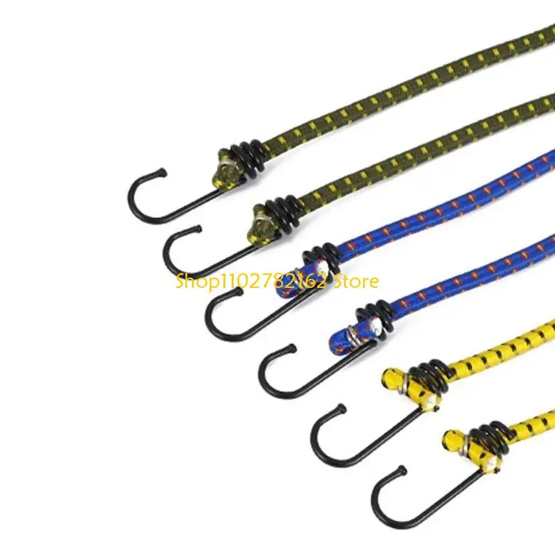 547B Heavy Duty Bungee Cord Tie Strap String with Hooks for Camping Motorbike Kayak Cycling Luggage Packing Ropes Accessories