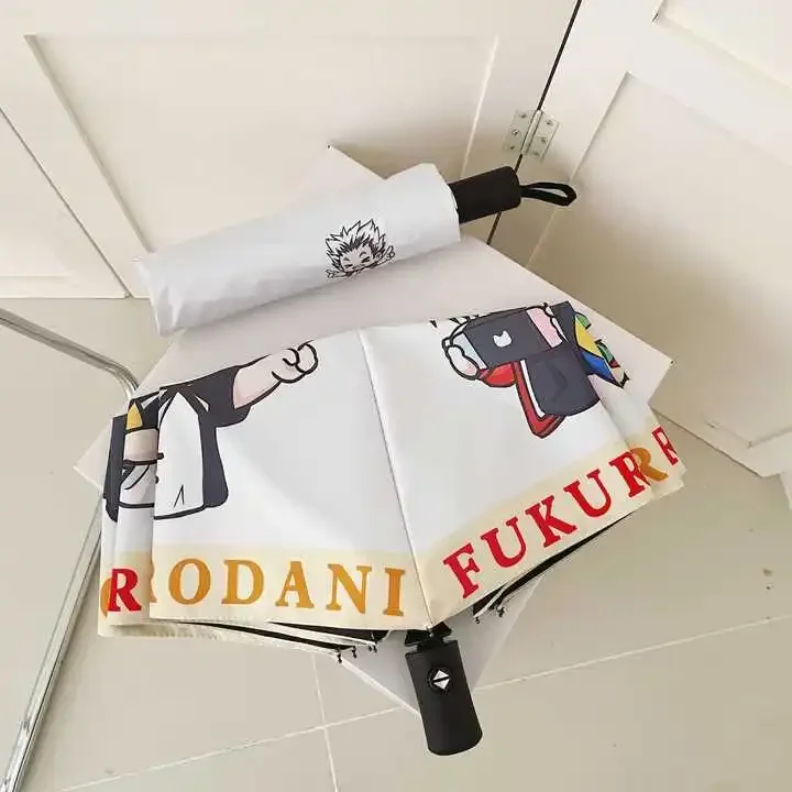 أنيمي هايكيو!! أضعاف تأثيري الكامل التلقائي الكرتون واقية من الشمس ظلة يندبروف مظلة لطيف هدية عيد ميلاد إرسال صديق