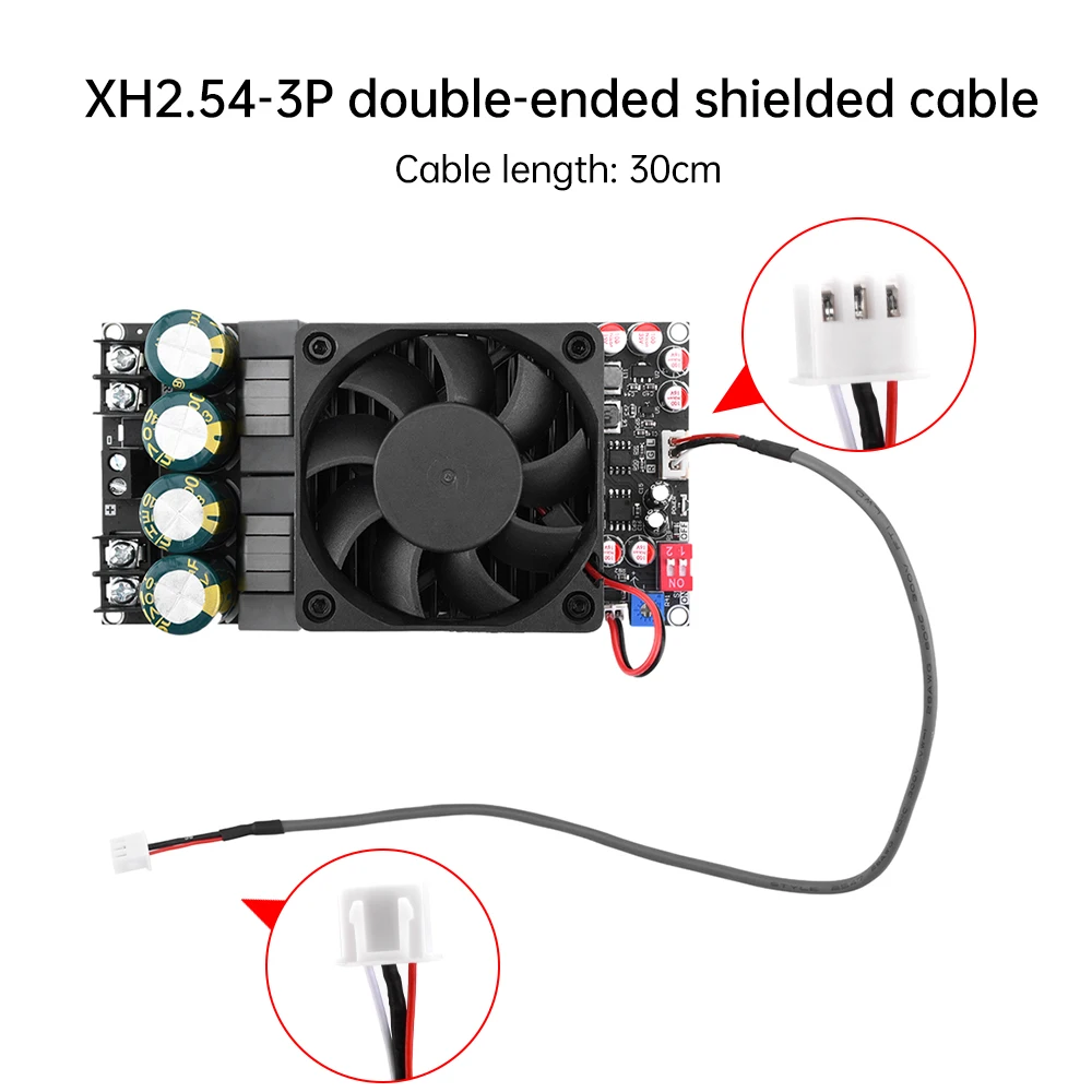 ZK-3002 TPA3255 Pure Rear Level Digital Sound Amplifier Board 300W x2 Bridged Mono 600W Sound AMP Power Amplifier Module