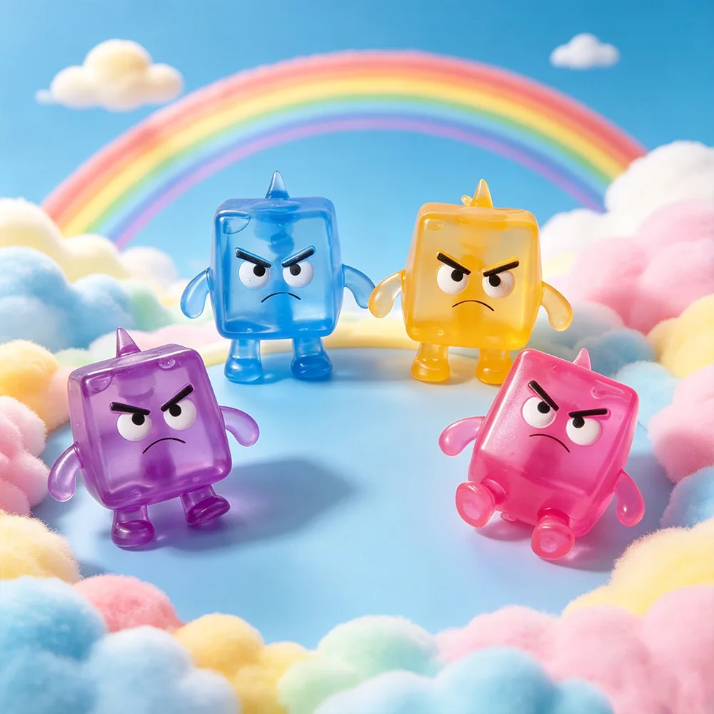 Squishy Stress Maltose Cute Little Monster Soft Squeeze Sensory Fidget Toy Relaxation Hand Play Soothing Relieving Stress Adult