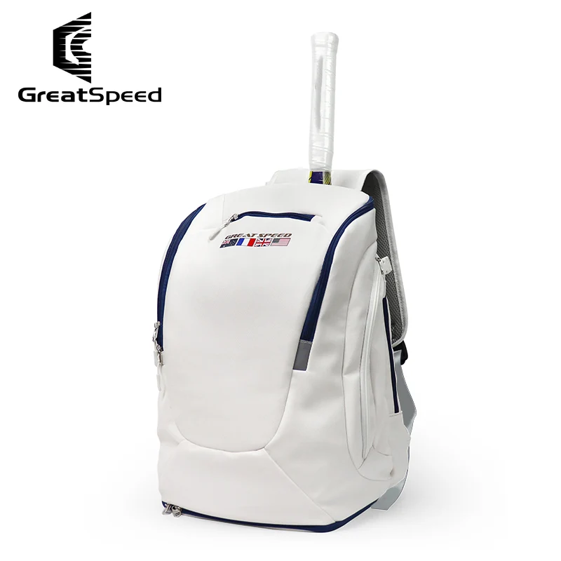 GreatSpeed High Quality Badminton Shoulder Bag Beach Tennis Racket Backpack Durable Waterproof Large Capacity Leisure Sports Bag