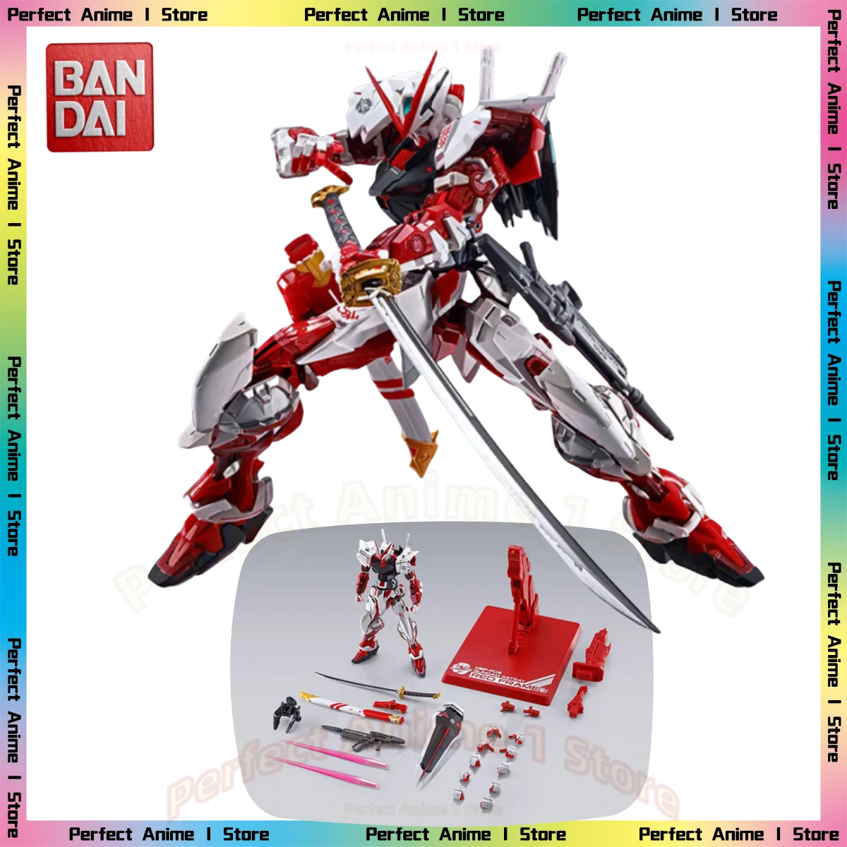 

Bandai METAL BUILD MB Red Heresy 2.0 TNT New Version Reprint Alloy Model Gift Collection