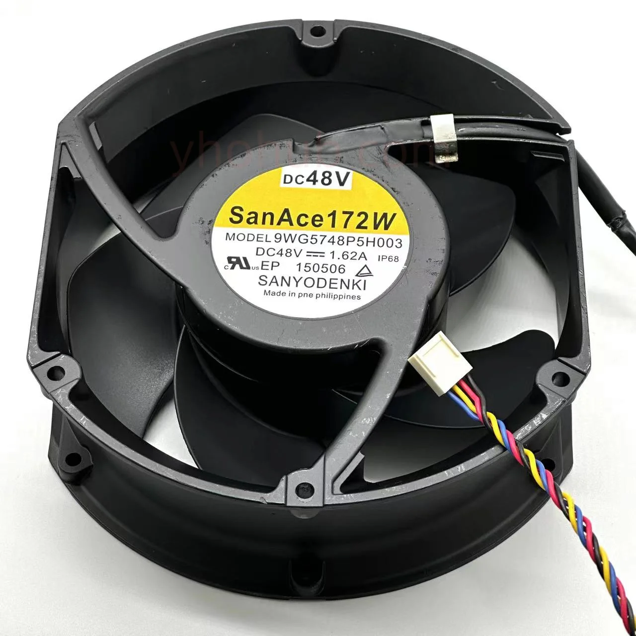 SANYO DENKI 9WG5748P5H003 SanAce172W Server Round Fan DC 48V 1.62A 172x172x51mm 4-Wire