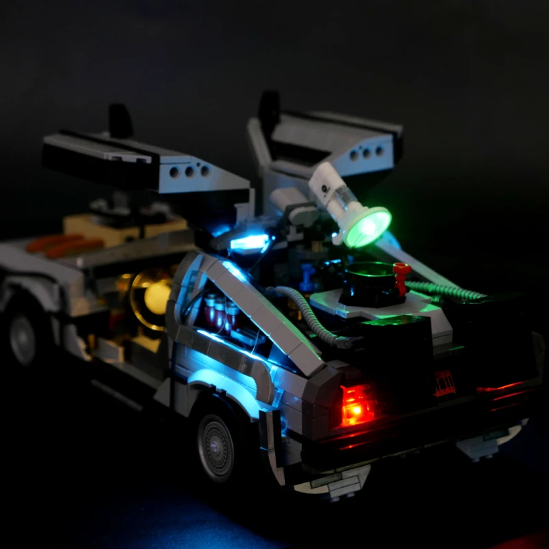 No Model LED Light Set for Back To The Future Time Machine 10300