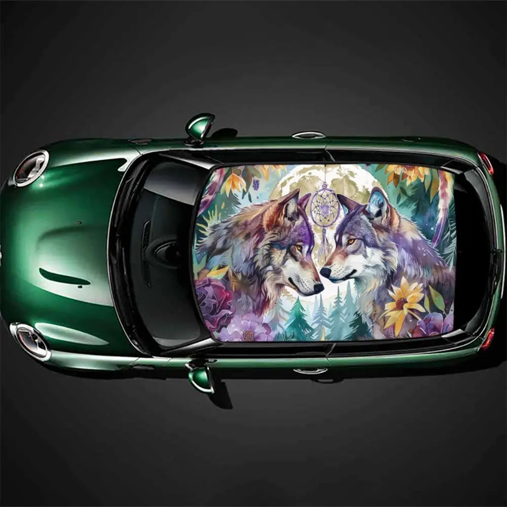 

Moonlight Flower Shadows: Dragonflies Dancing Silent Night Melody Car Vinyl Wraps, Vinyl Car Roof Graphics, Rich Themed P, Beaut