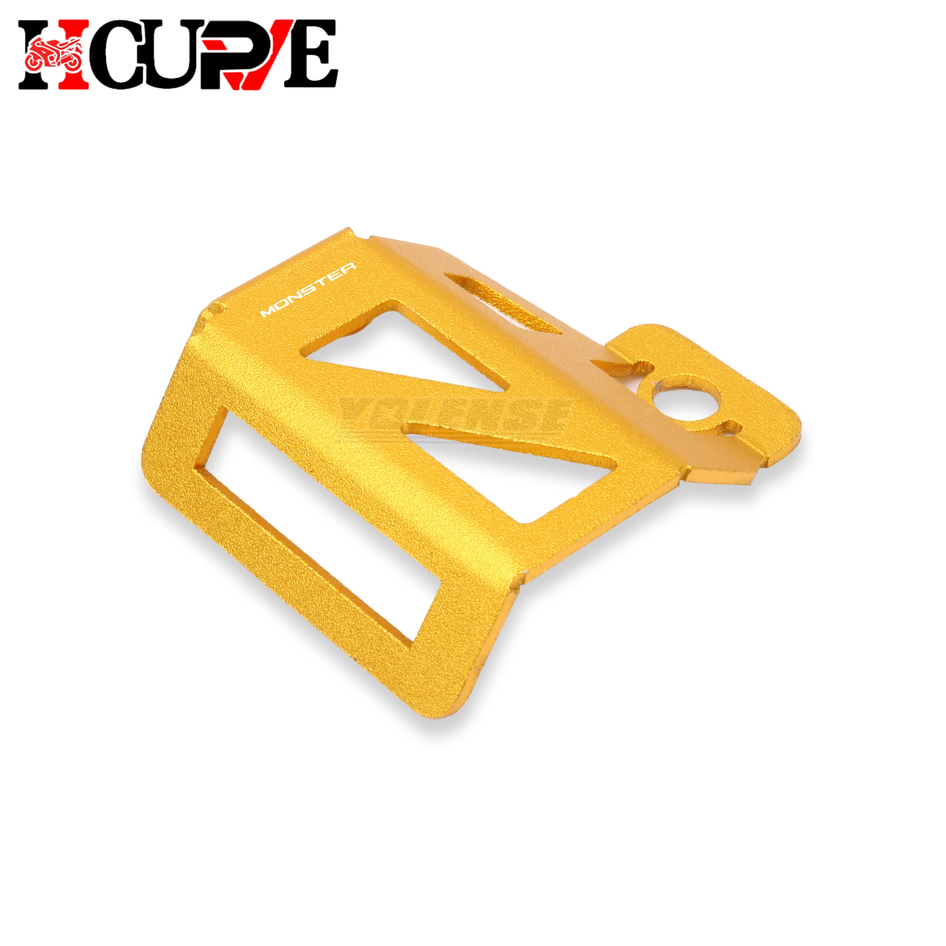 Motorcycle Rear Brake Fluid Reservoir Cap Cover Oil Tank Protector For Monster 695 696 796 795 797 821 1000 1100S 1200