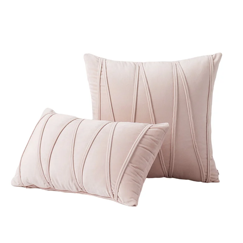 Inyahome nowa sztuka aksamitna żółty niebieski różowy jednolita kolorowa poduszka pokrywa poszewka na poduszkę poszewka na poduszkę dekoracyjna Sofa do domu rzuć Decor