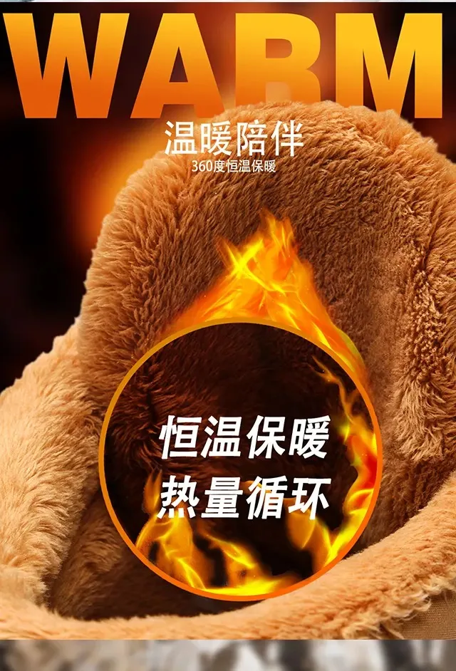 أحذية شتوية دافئة ومضادة للانزلاق للكاحل مع أزرار دوارة وأحذية ثلج للوالدين والطفل وأحذية رياضية قطنية للنساء