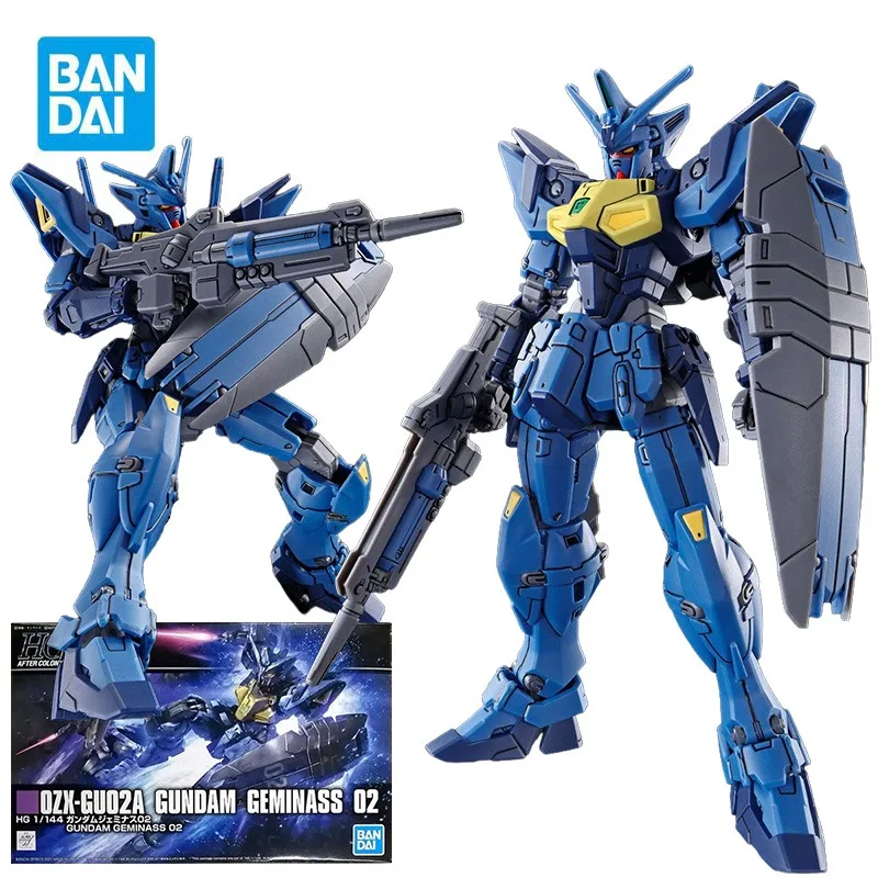 

BANDAI HG PB 1/144 OZX-GU02A Gundam Geminass 02, экшн-фигурки, новый мобильный отчет Gundam Wing, двухэтажный комплект аниме-моделей G-UNIT