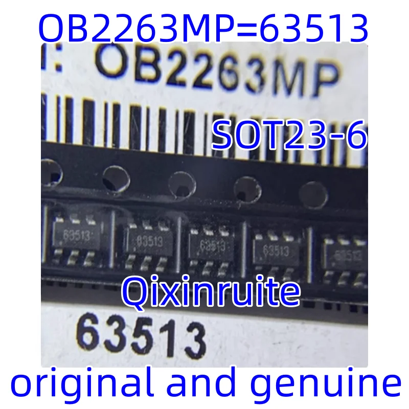 Qixinruite  New genuine OB2263MP=63513 SMT SOT23-6 power management chip IC