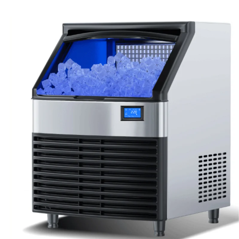 

Commercial Stainless Steel Electric 220V Ice Machine Restaurant Ice Cube Bar Home