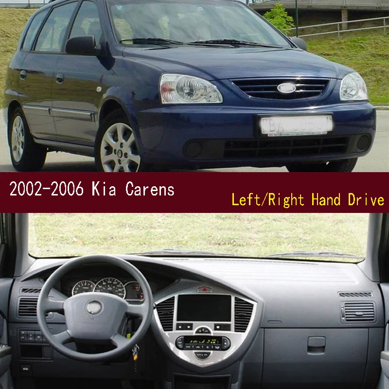 

For 2002-2006 Kia Carens II Dashmat Anti-Slip Dash mat Dashboard Cover Instrument Panel Sunscreen Pad Ornaments