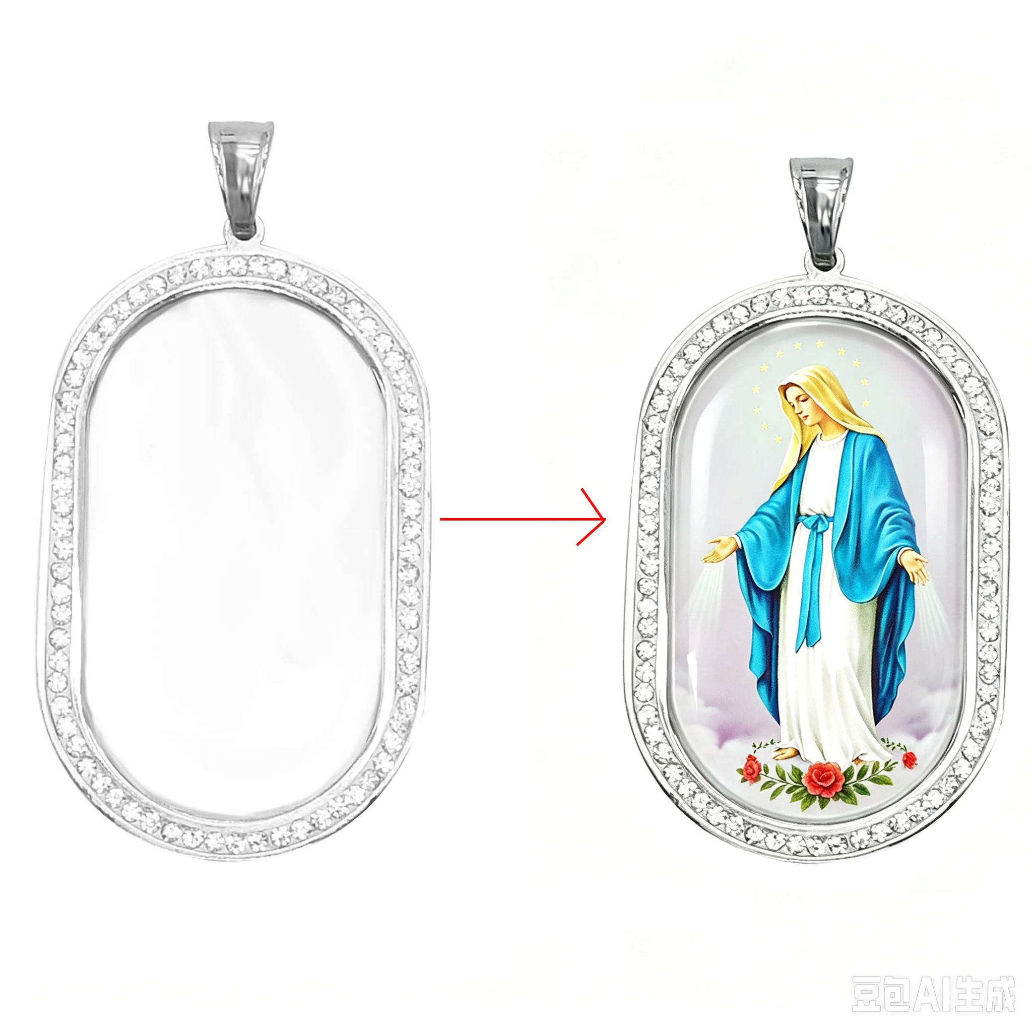 conjunto-de-oito-pecas-acessorios-de-chaveiro-e-colar-vazado-com-design-moderno-em-liga-de-prata-brilhante-multiestilos-e-incrustacoes-de-strass-irregulares