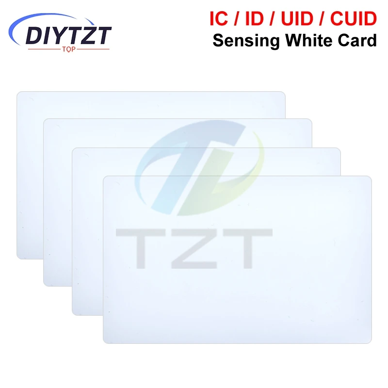 

Rewritable RFID 13.56MHz UID IC 13.56KHZ CUID 125KHZ ID Blank Card Clone White Card Copyable Changeable Smart IC Card Duplicator