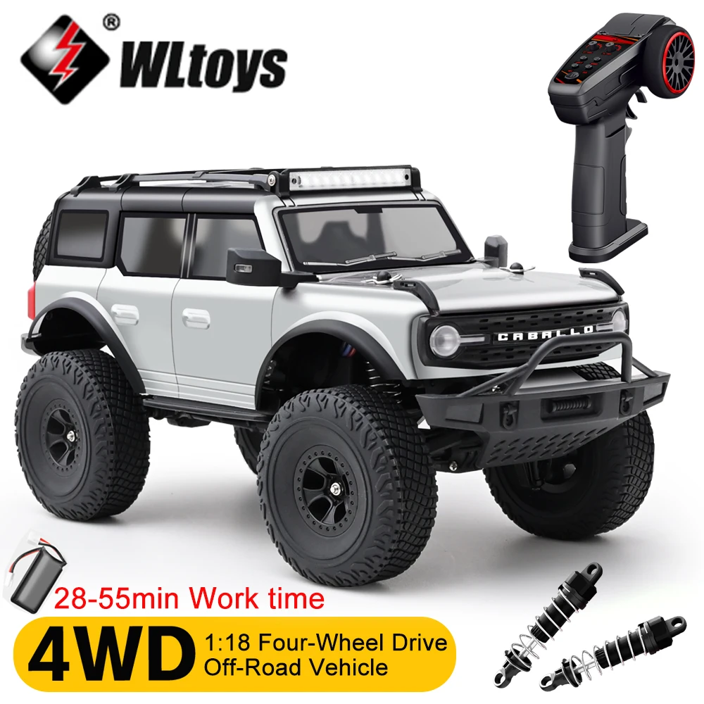 

Радиоуправляемая полноприводная электрическая машинка Wltoys 184023 для бездорожья с дифференциалом и круиз-контролем, полномасштабная модель для гонок и игр