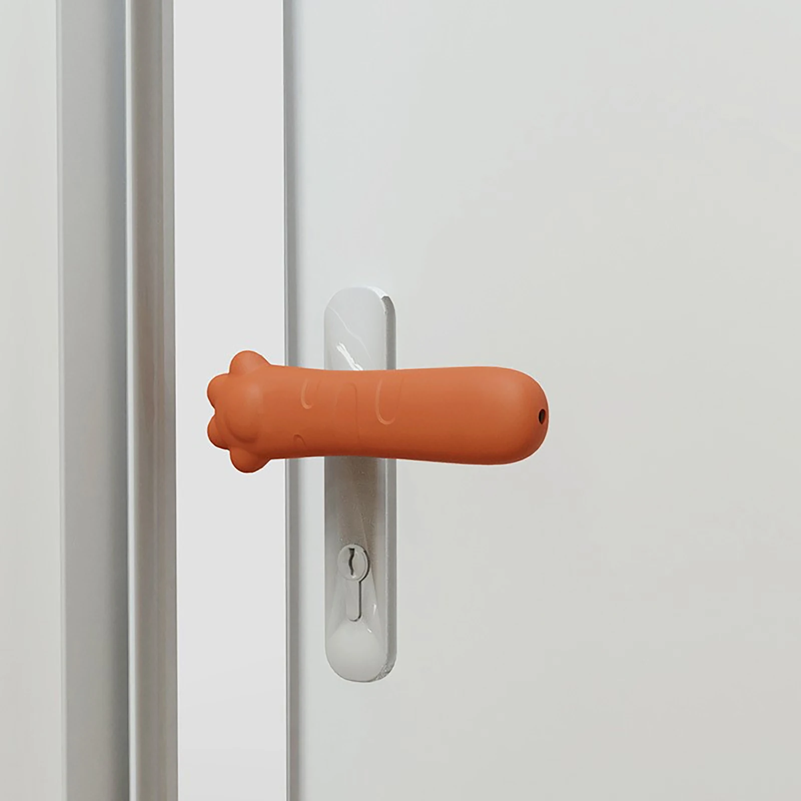 Silicone Door Handle Protective Cover Easy Installation Doorknob Protective Cover Suitable for Protecting Wall